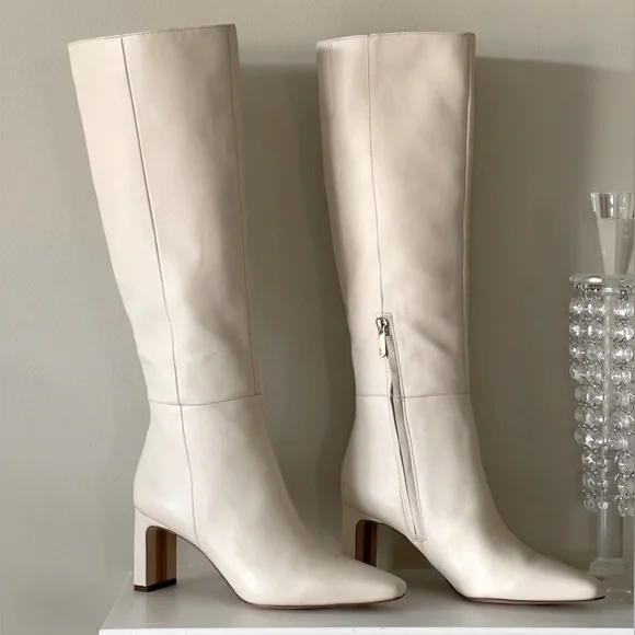 Sam Edelman SYLVIA Knee High Boot in cream Size 6.5 New with Tag - Picture 8 of 11